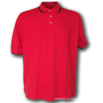 Algodón 100% del algodón nueva camiseta del polo de los hombres